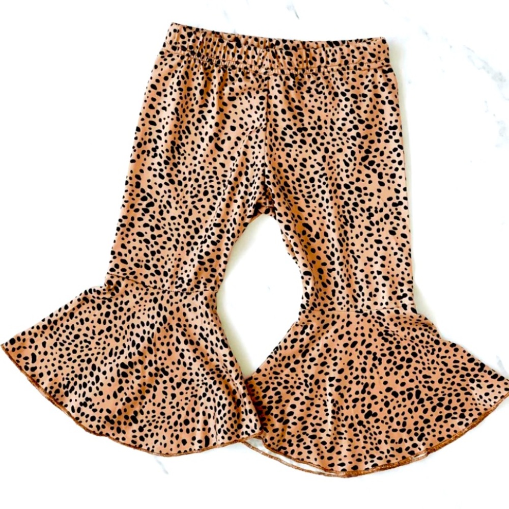 Cheetah bell bottoms